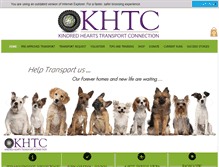 Tablet Screenshot of kindredheartstransportconnection.org